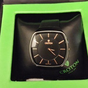 CROTON CN307247 Black/Gold Men Watch Swiss Quartz
